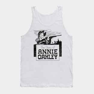 Phoebe Annie Oakley Moses Buffalo Bill Western Cowboy Retro Comic Tank Top